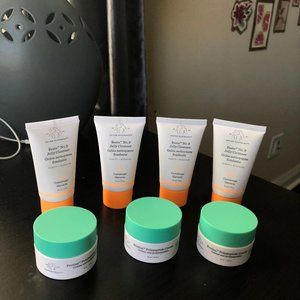 Drunk elephant 4 cleansers and 3 moisturizers mini